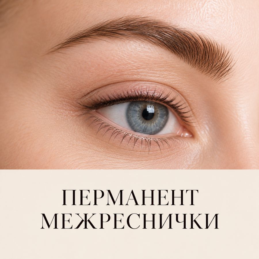Перманентный макияж межресничного пространства